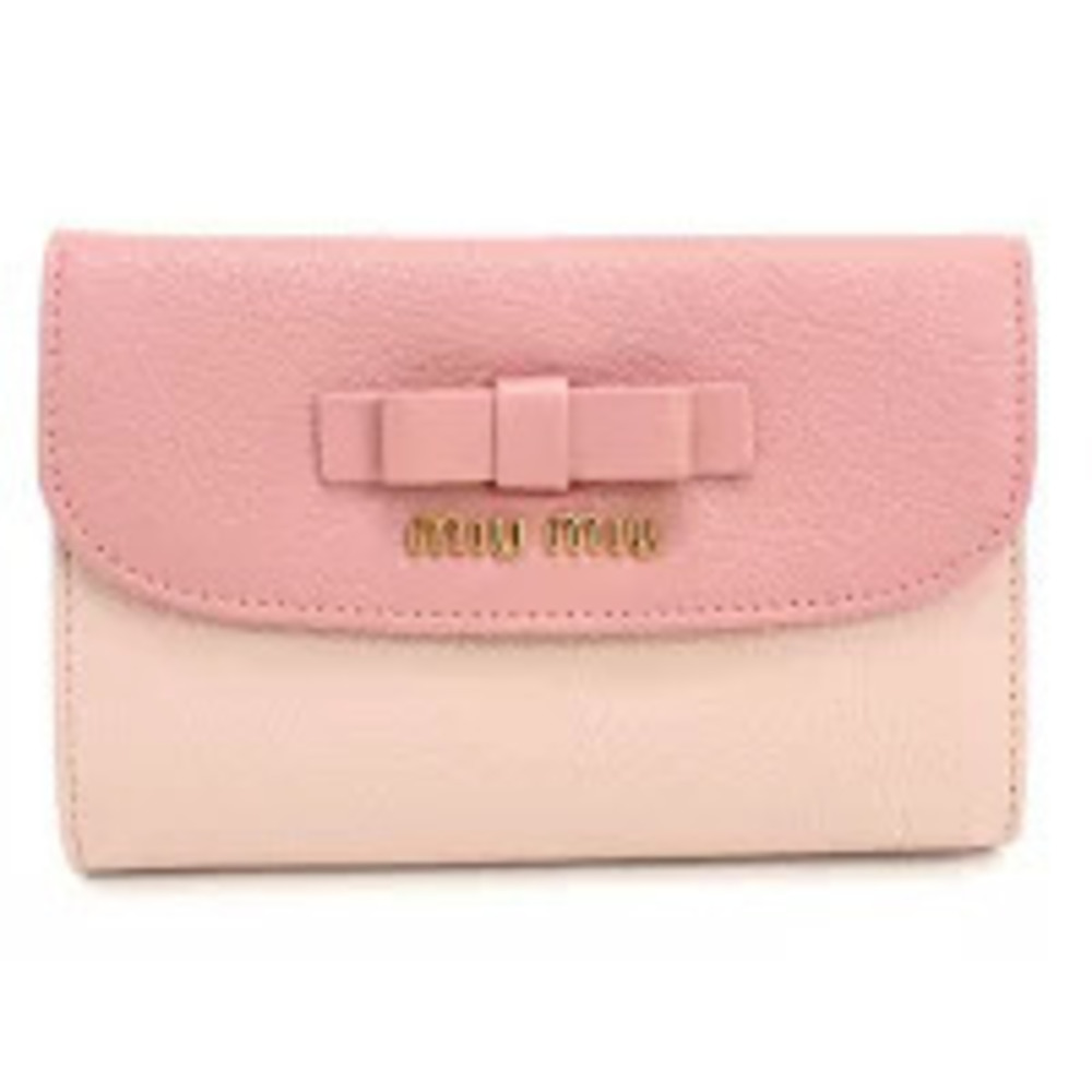 Miu Miu Madras Leather Pink